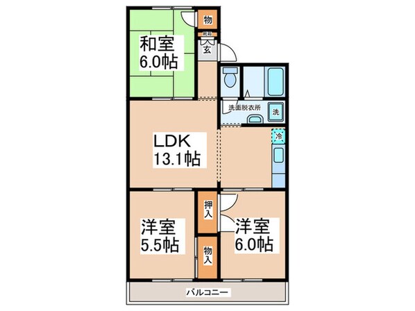 ファンタスト辻野Ⅰの物件間取画像